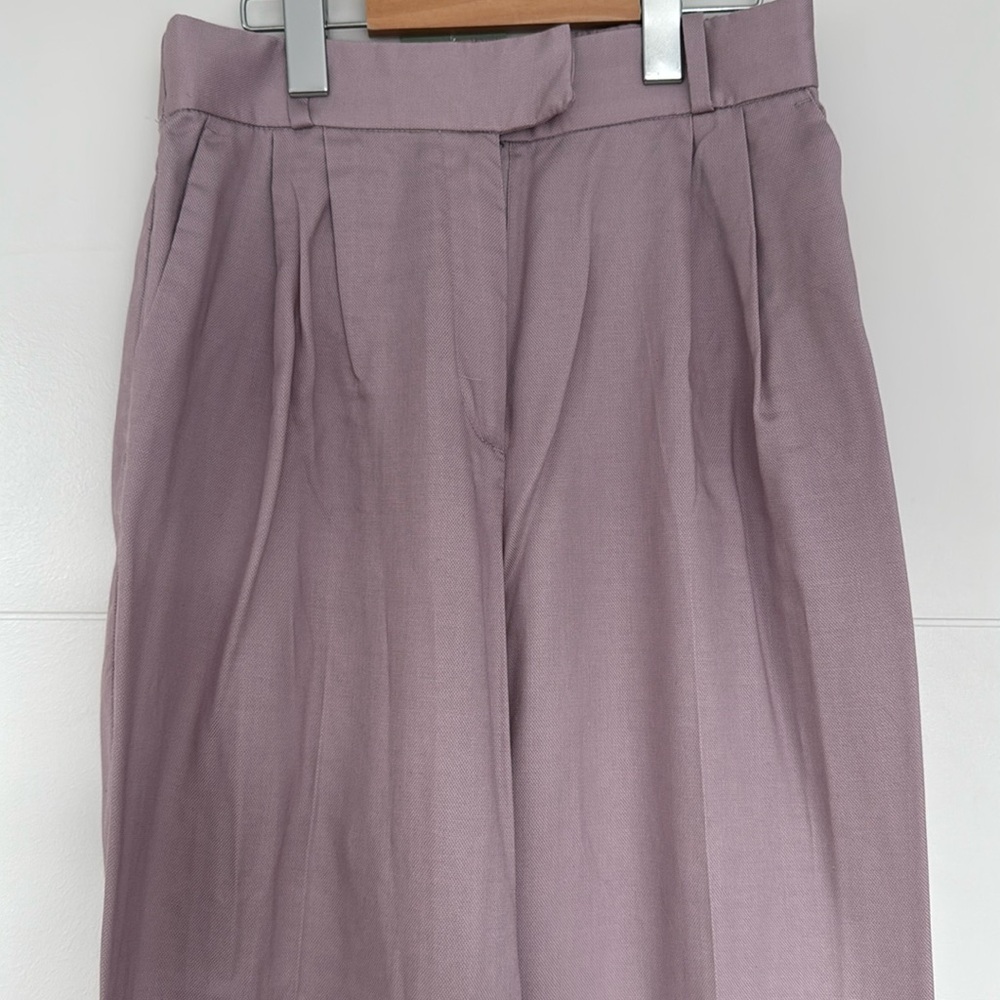 H&M Pleated Pants Lilac